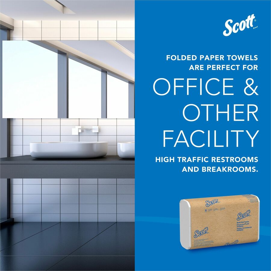 Scott® 1807 Multifold Paper Towels White 16pk/250shts 4000 Case
