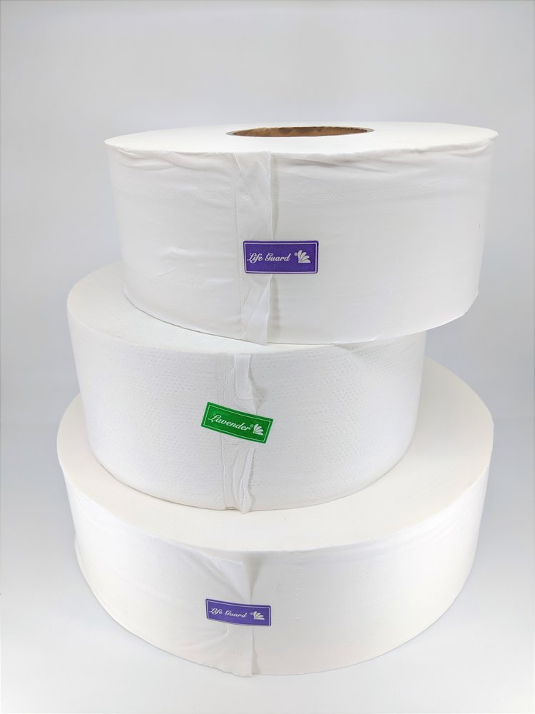 4610 Lavander 9" Jumbo Roll Tissue 2ply White 12rl/cs