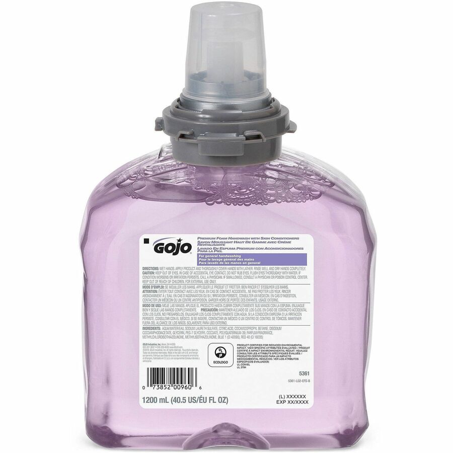 536102 Gojo® TFX Premium Foam Handwash 2pk