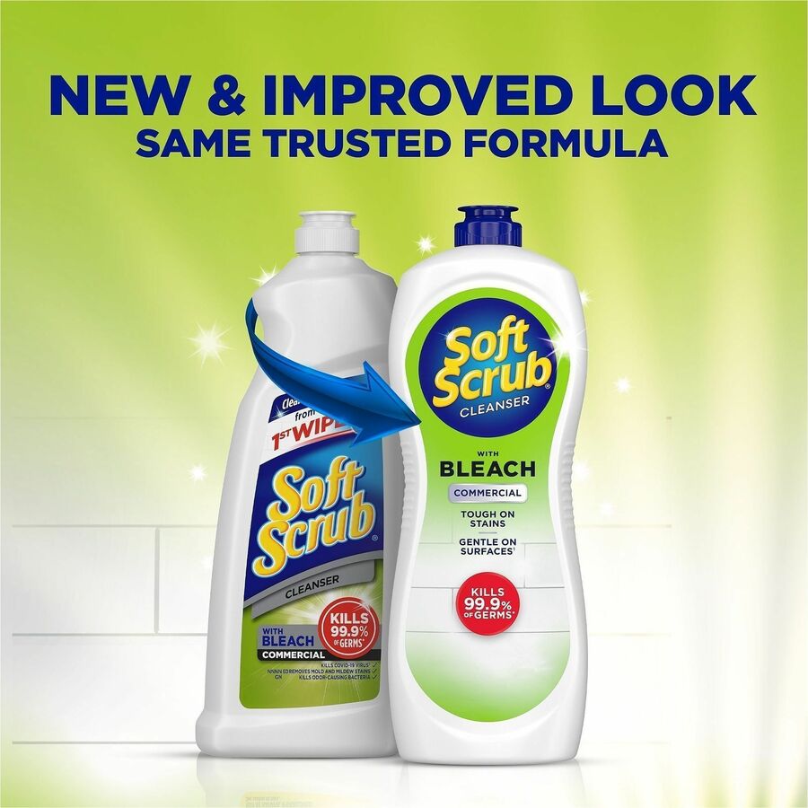 Dial Soft Scrub Bleach Cleanser 36oz 6pk