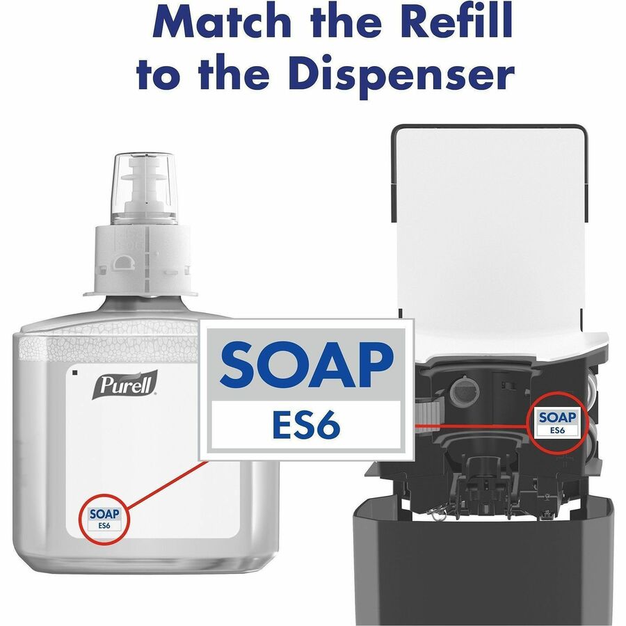 647202 PURELL® ES6 HEALTHY SOAP™ Gentle & Free Foam 2pk