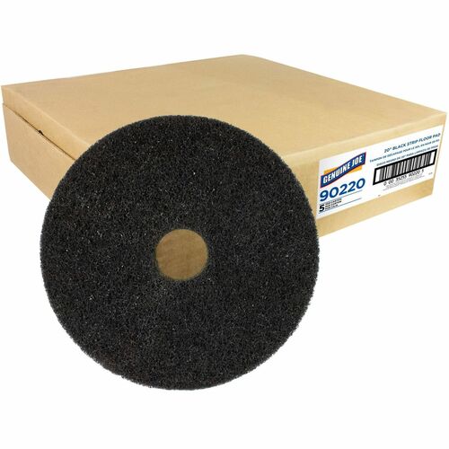 20" Black Floor Stripping Pad
