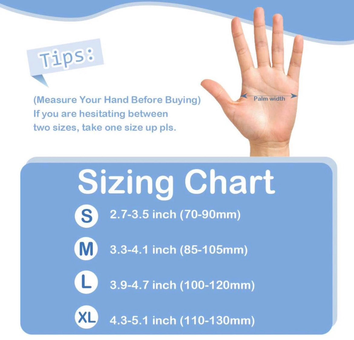 12” Long 6mil Blue Extra-Long Nitrile Examination Gloves 600/CS