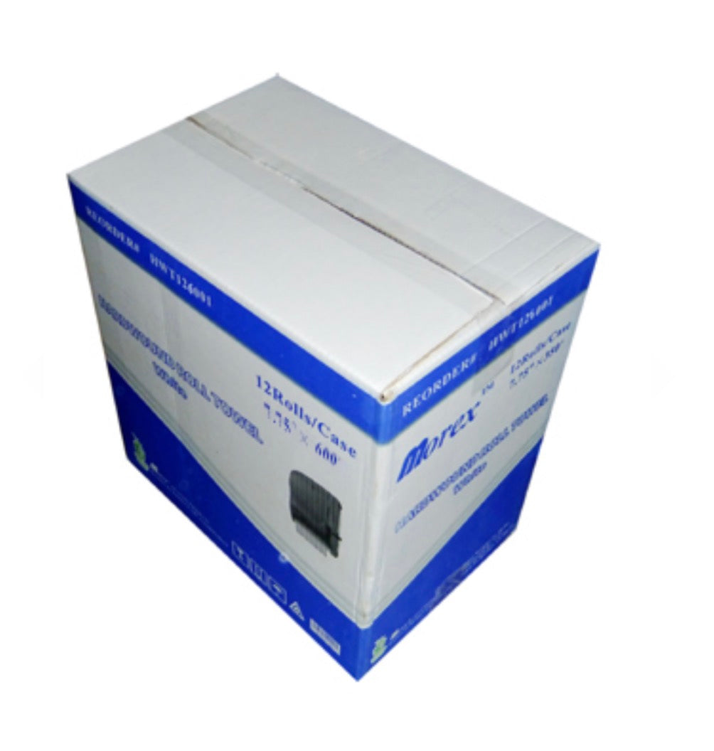 Morex 8" Hard Wound Roll Towel 1ply Bleached 12rl/600ft/cs