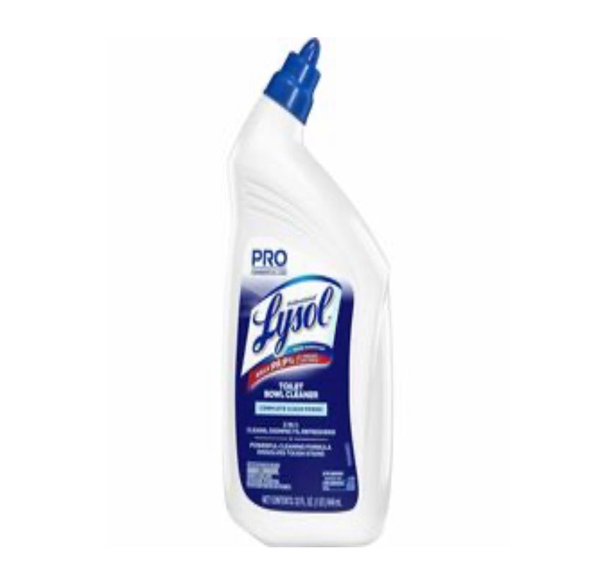 Professional Lysol Power Toilet Bowl Cleaner 32oz Wintergreen Scent