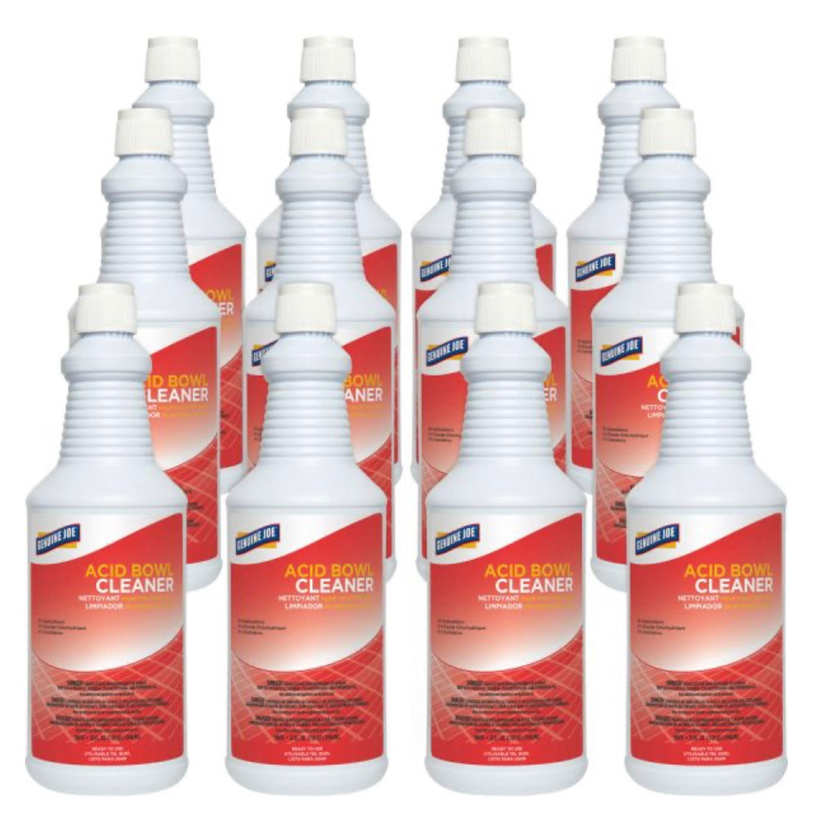 Genuine Joe Acid Bowl Cleaner 12 Quarts/case