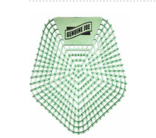 Genuine Joe Urinal Screens Cumber Melon 10pk