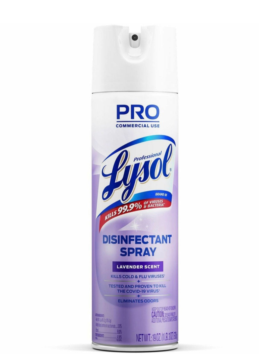 Professional Lysol Lavender Disinfectant Spray