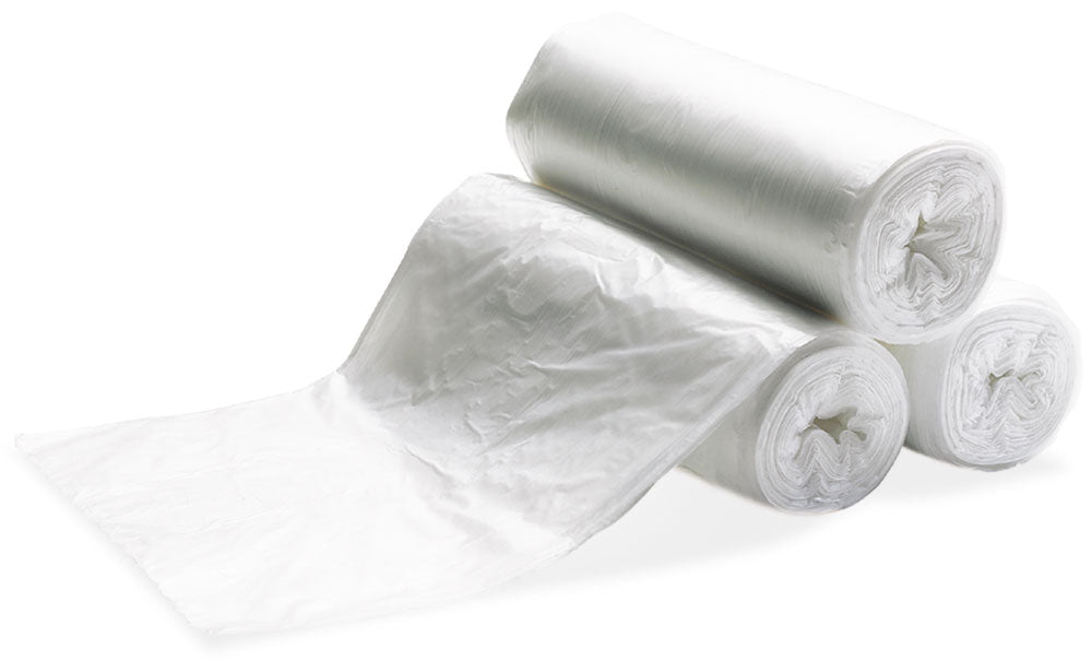 30 x 37 8mic Clear Roll Trash Bag 500/case 30gal
