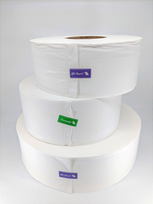 4610 Lavander 9" Jumbo Roll Tissue 2ply White 12rl/cs