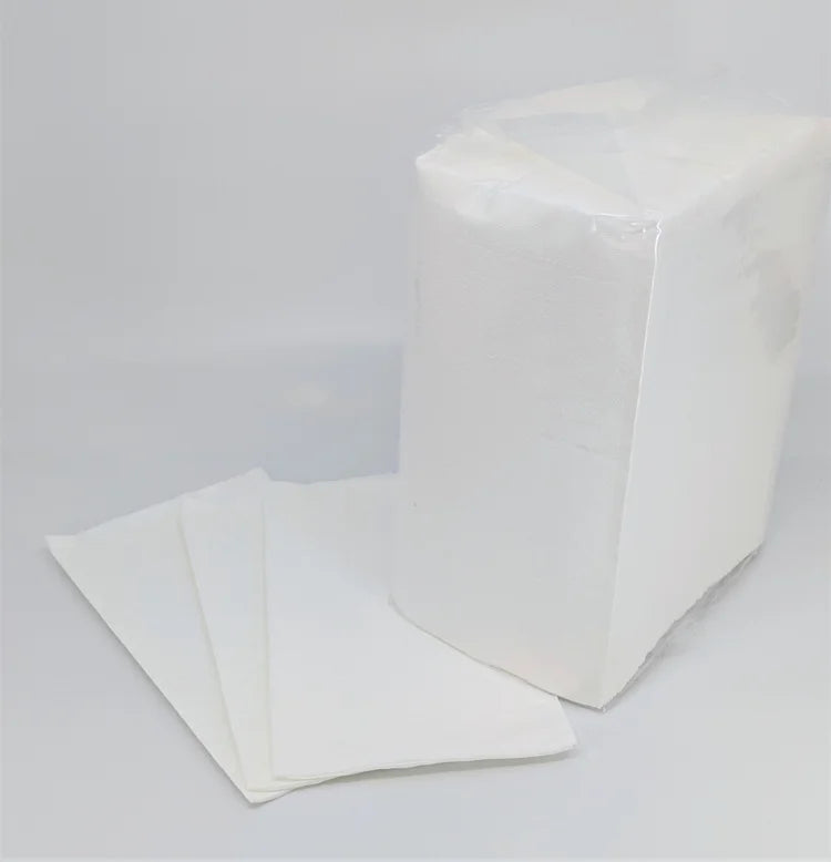 4832 Lavender Dinner Napkins 2ply White 20pk/250sh/cs