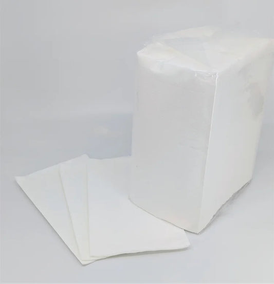 4832 Lavender Dinner Napkins 2ply White 20pk/250sh/cs