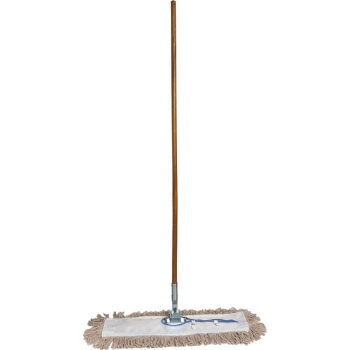 Genuine Joe 24" White Dust Mop Complete Combo