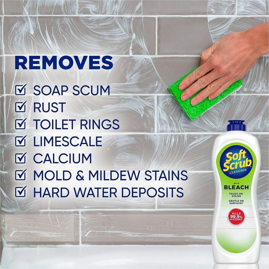 Dial Soft Scrub Bleach Cleanser 36oz 6pk